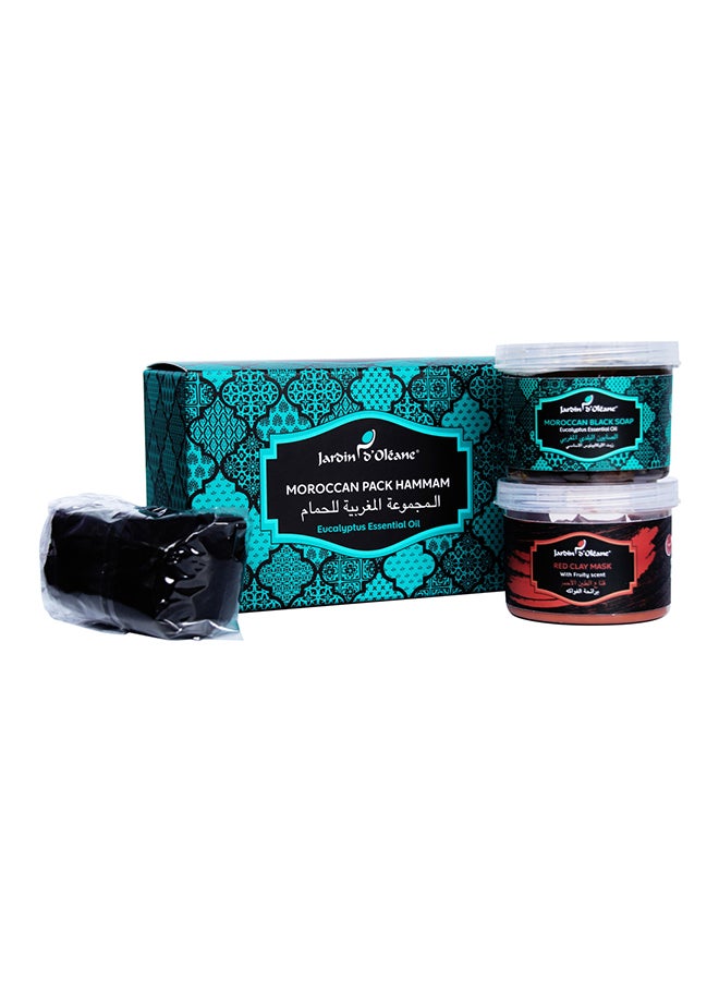 جاردن دي أوليان المجموعة المغربية للحمام الأوكالبتوس العطري متعدد الألوان 180جرام - Image 1
