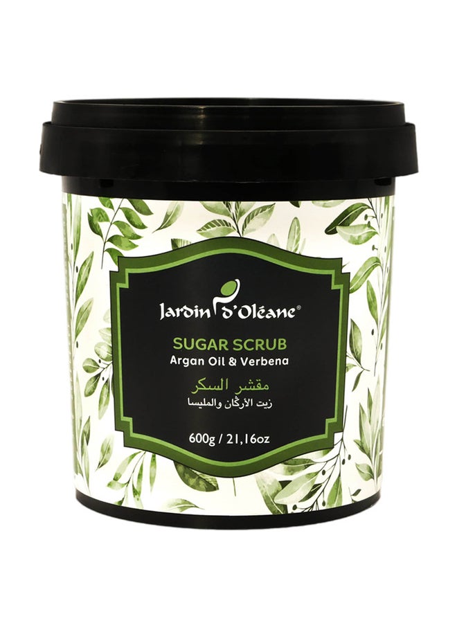 JARDIN D OLEANE Sugar Scrub With Argan Oil And Verbena Green 600grams  - Image 1