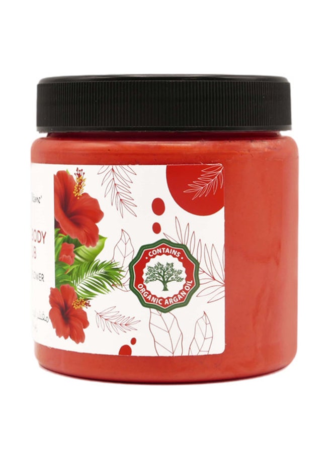 JARDIN D OLEANE Face And Body Scrub With Hibiscus Flower Red 500grams  - Image 3