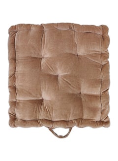 هوم تاون Solid Patten Floor Cushion Cotton Pink 50x50cm  - Image 1
