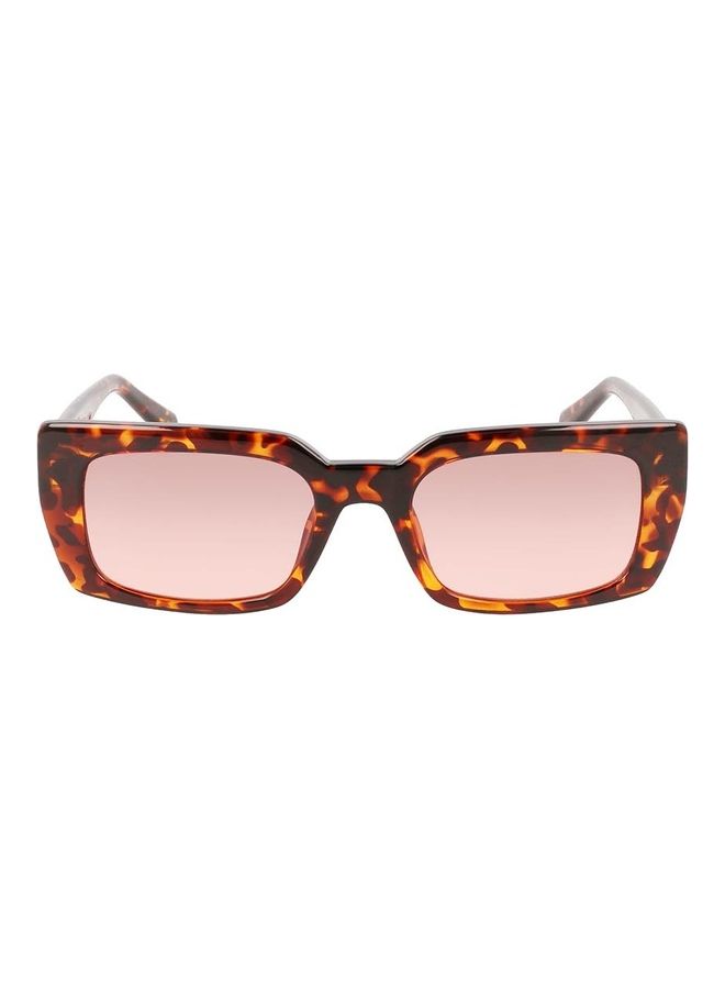 Calvin Klein Jeans Women's Full Rim Injected Rectangle Sunglasses CKJ22606S 5320 (240) Tortoise - Image 1