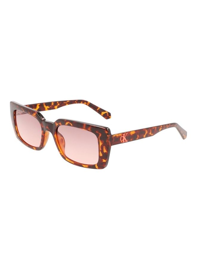 Calvin Klein Jeans Women's Full Rim Injected Rectangle Sunglasses CKJ22606S 5320 (240) Tortoise - Image 2