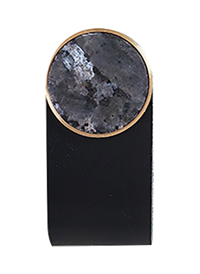 Amal - Modern Style Easily Operated Door Knob Shimmer Stone/Black 65 x 30mm - Image 1