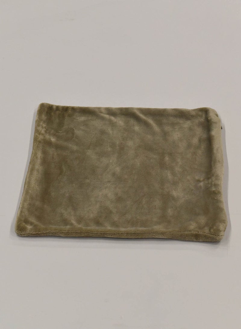 أمال مجموعة أغطية وسادات ديكور مصنوعة من البوليستر 100٪ مقاس 45×45 سم لديكور غرفتي النوم والمعيشة مكونة من قطعتين، لون رمادي بوليستر رمادي 45 x 45سم - Image 2