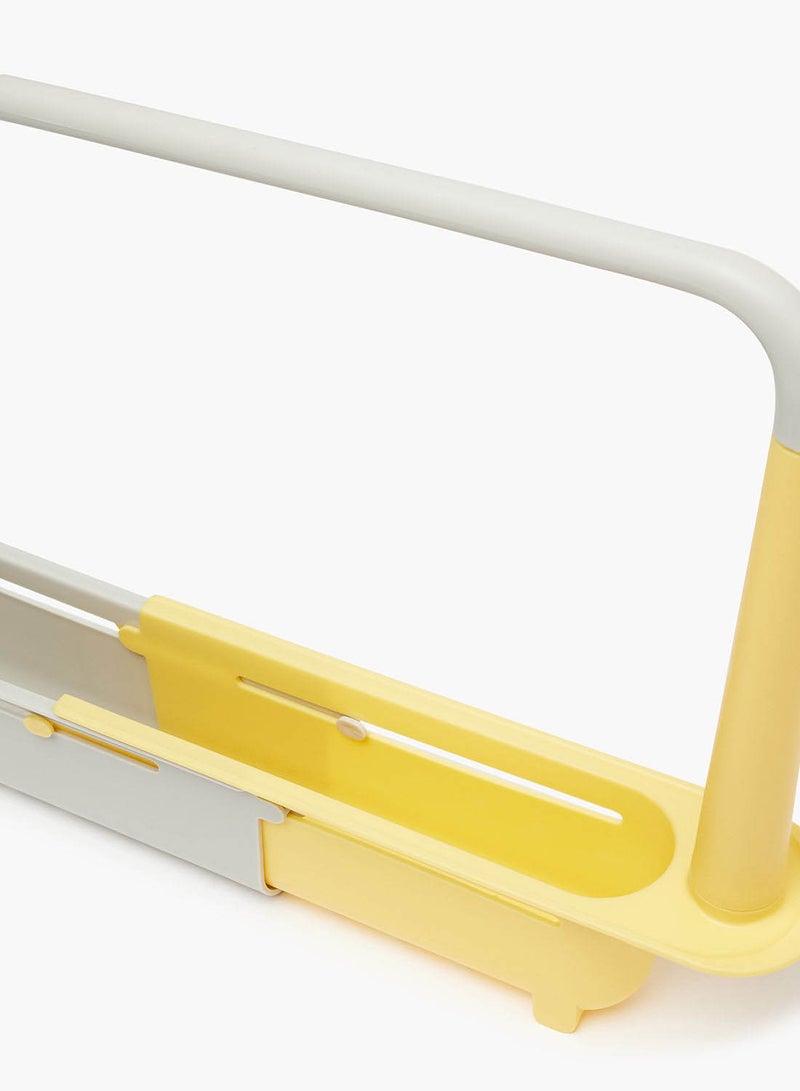 Amal - Kitchen Sponge Holder - For Dish Cloth, Soap And Sponge Rack - Kitchen Accessories - Kitchen Tools - Sponge Rack/Yellow Grey 32 x 6 x 27cm - Image 1