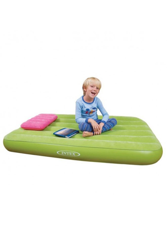 INTEX Cozy Airbed With Pillow Green/Pink 157 x 88cm  - Image 3