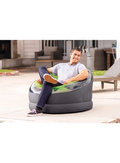 Empire Inflatable Chair Black/Green 44x43x27inch - v1660125519/N11002429A_5