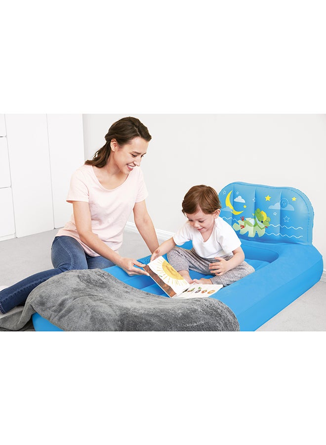 Bestway Dream Glimmers Comfort Airbed - 1 Airbed, 1 Light Projector, 1 Repair Patch Blue 1.32 X 76 X 46meter - Image 2