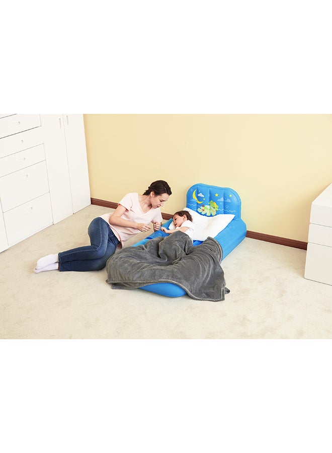 Bestway Dream Glimmers Comfort Airbed - 1 Airbed, 1 Light Projector, 1 Repair Patch Blue 1.32 X 76 X 46meter - Image 3