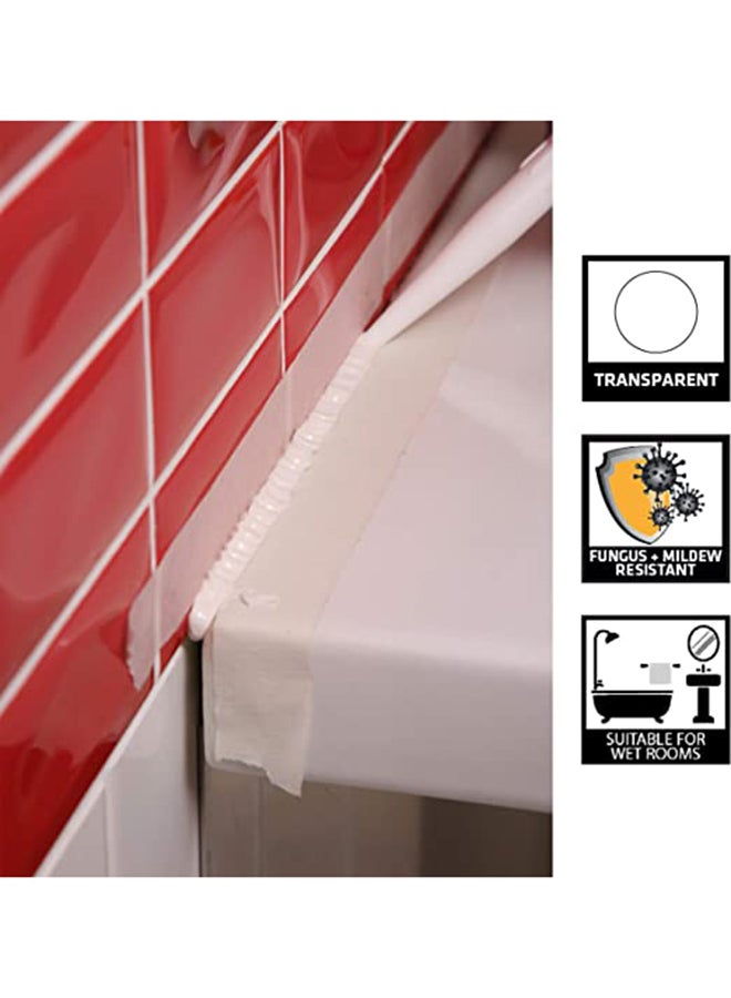 سيكا مانع تسرب سيكاسيل 117 من السيليكون الصحي المضاد للفطريات أبيض 280ملليلتر - Image 2