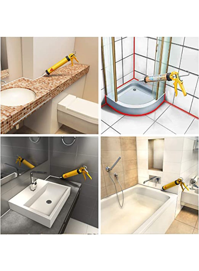 سيكا مانع تسرب سيكاسيل 117 من السيليكون الصحي المضاد للفطريات أبيض 280ملليلتر - Image 5