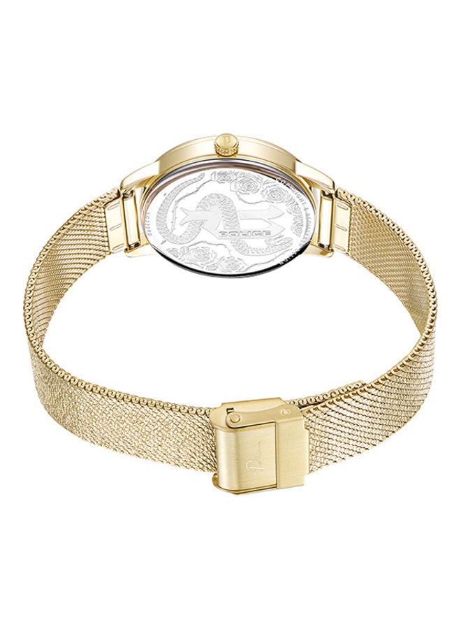 POLICE Women's Camii Stainless Steel Analog Wrist Watch PEWLG2229004 - 34mm - Gold Plated  - Image 3