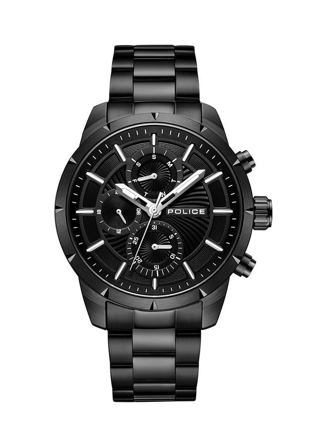 POLICE Men's Neist Stainless Steel Chronograph Wrist Watch PEWJK2227107 - 45mm - Black - Image 1