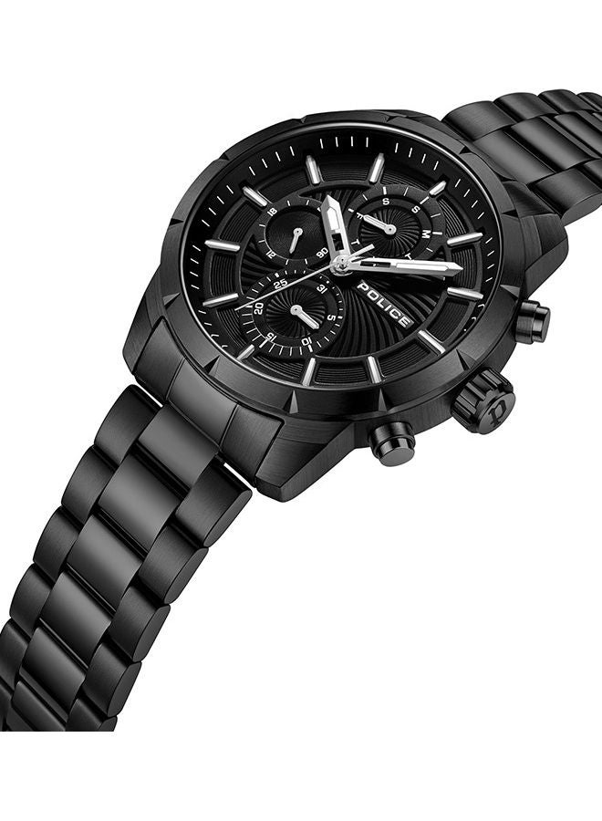 POLICE Men's Neist Stainless Steel Chronograph Wrist Watch PEWJK2227107 - 45mm - Black - Image 2