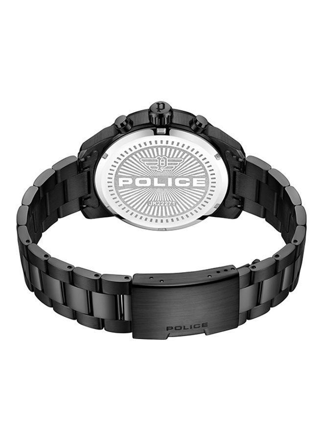 POLICE Men's Neist Stainless Steel Chronograph Wrist Watch PEWJK2227107 - 45mm - Black - Image 3
