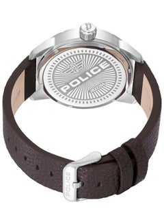 POLICE Men's Neist Leather Strap Analog Wrist Watch PEWJB2226902 - 45mm - Brown  - Image 3