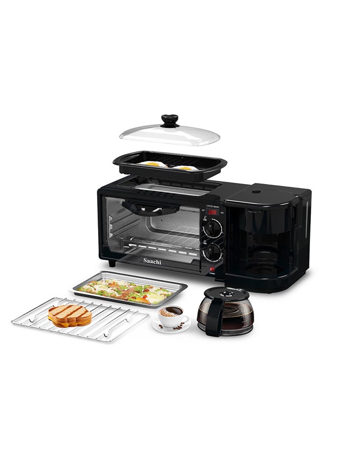 Saachi - Breakfast Maker Oven 3 In 1 Black 55cm - Image 1