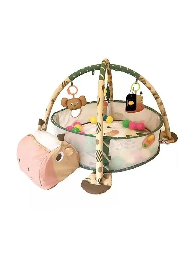 كيدل بساط لعب 3 في 1 على شكل زرافة ومزود بحوض للكرات - Image 1