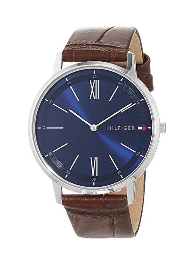 TOMMY HILFIGER Men's Leather Analog Wrist Watch 1791514  - Image 1