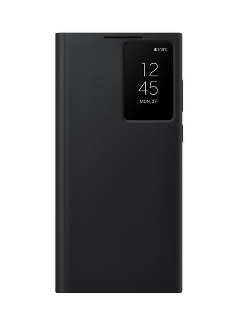 Galaxy S22 Ultra Smart Clear View Cover Black