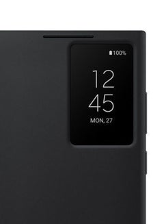Samsung Galaxy S22 Ultra Smart Clear View Cover Black  - Image 4