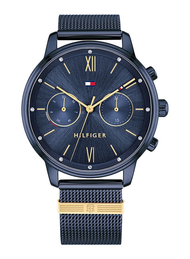 TOMMY HILFIGER - Women's Blake Round Shape Stainless Steel Analog Wrist Watch 38 mm - Blue - 1782305 - Image 1