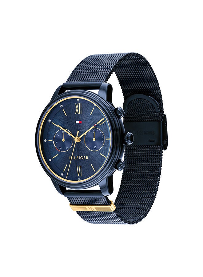 TOMMY HILFIGER - Women's Blake Round Shape Stainless Steel Analog Wrist Watch 38 mm - Blue - 1782305 - Image 1