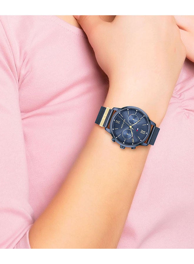 TOMMY HILFIGER - Women's Blake Round Shape Stainless Steel Analog Wrist Watch 38 mm - Blue - 1782305 - Image 1