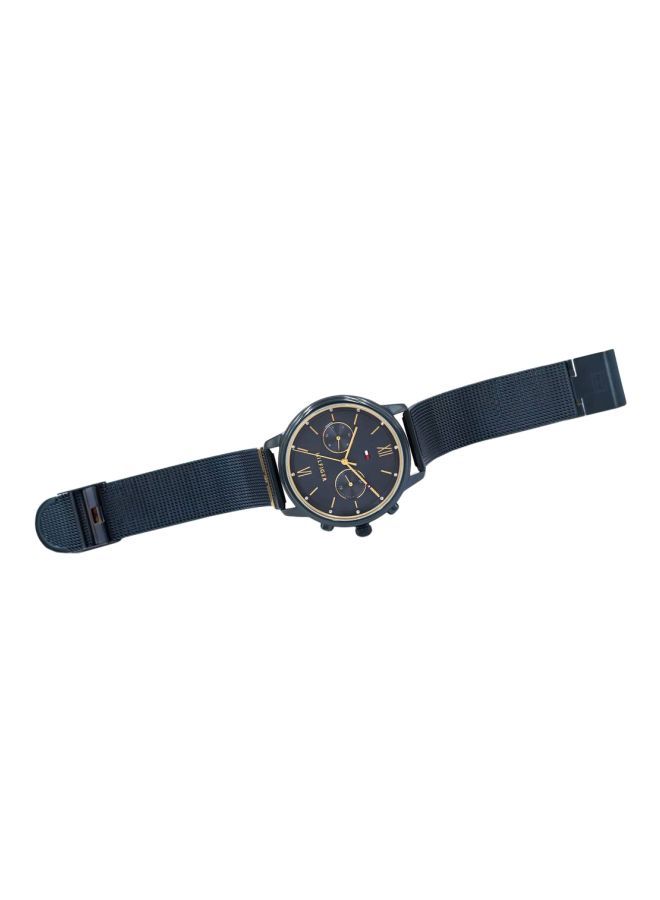 TOMMY HILFIGER - Women's Blake Round Shape Stainless Steel Analog Wrist Watch 38 mm - Blue - 1782305 - Image 1