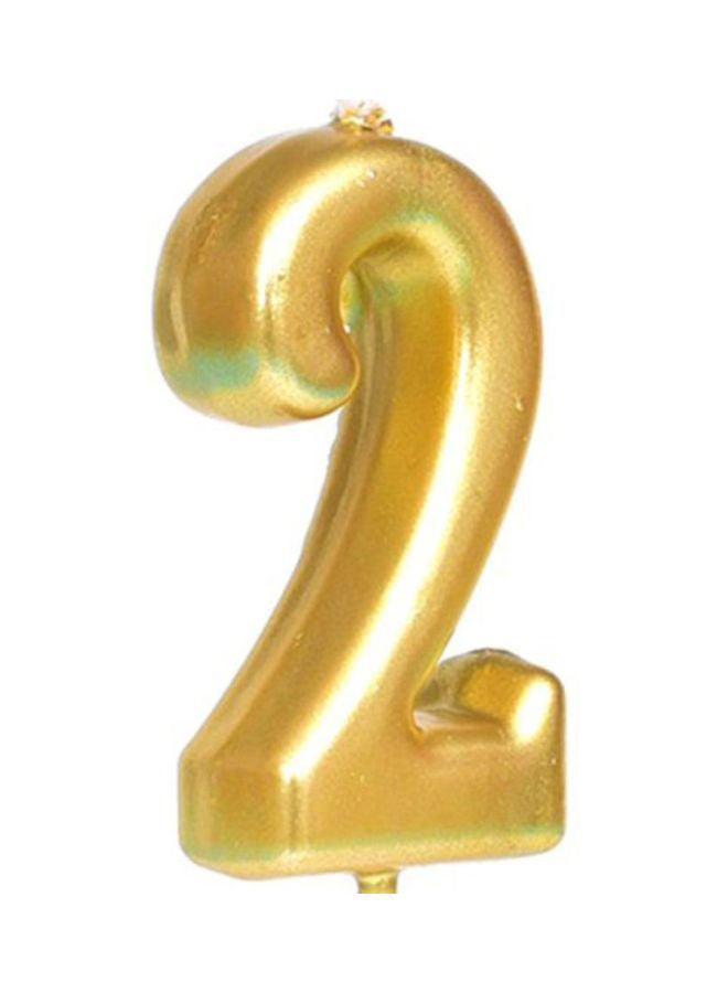 Number 2 Happy Birthday Candle 2x4cm, Age 2+ Years 2x4cm - v1660135361/N20674329A_2