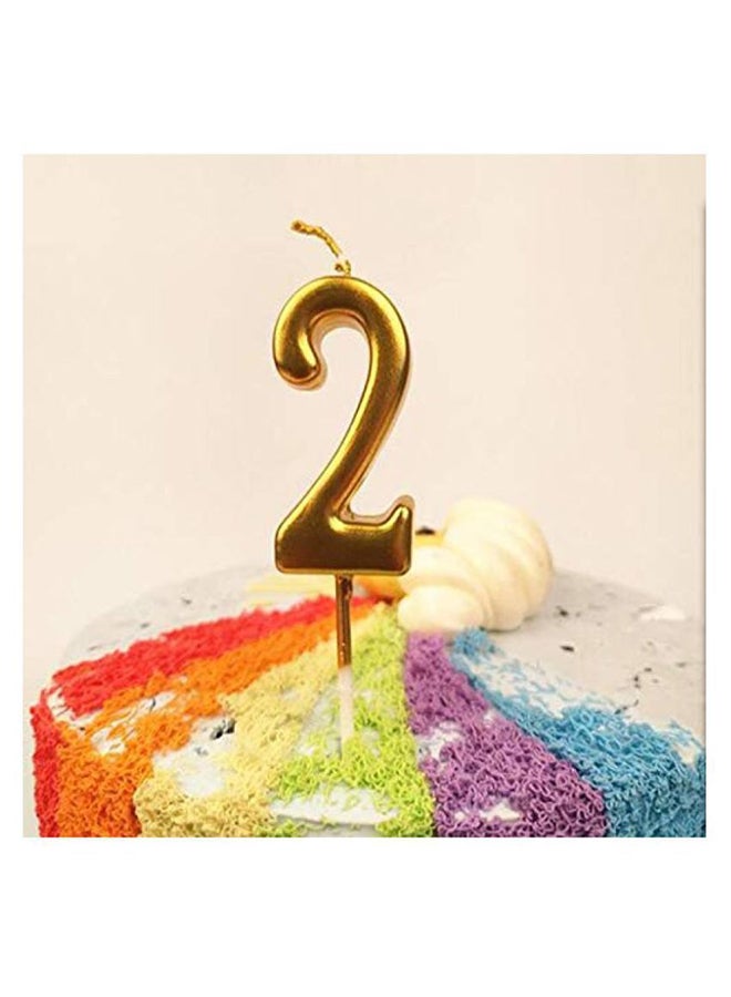 Number 2 Happy Birthday Candle 2x4cm, Age 2+ Years 2x4cm - v1660135361/N20674329A_3