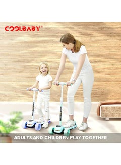 Cool Baby 3-Wheel Adjustable Kick Scooter, Age 1+ Years 60x20x65cm  - Image 5