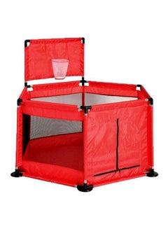 Cool Baby Ball Pit Fence Tent With Basketball Hoop WL01RDTAM, Age 1+ Years 126x109x107cm  - Image 2
