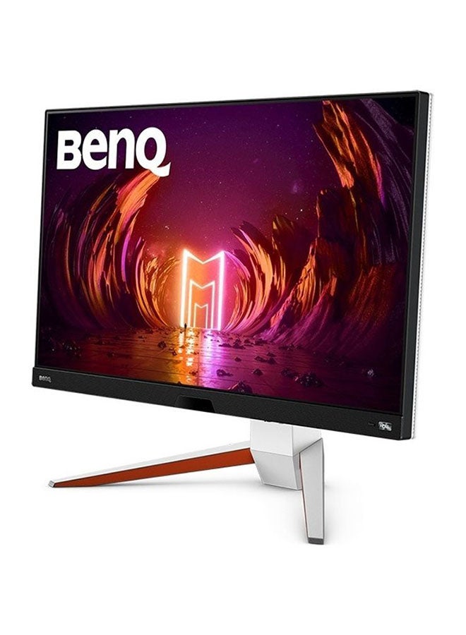 BenQ - 27 inch MOBIUZ EX2710U 4K UHD VESA DisplayHDR600 IPS Gaming Monitor with Remote-4k@120Hz PS5 Compatible,98%DCI-P3,144Hz,1ms MPRT,AMD FreeSync Premium Pro,Speakers,HDMI 2.1,DP,USB 3.0Hu White - Image 1