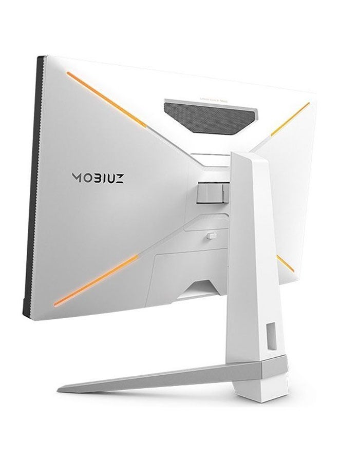 BenQ - 27 inch MOBIUZ EX2710U 4K UHD VESA DisplayHDR600 IPS Gaming Monitor with Remote-4k@120Hz PS5 Compatible,98%DCI-P3,144Hz,1ms MPRT,AMD FreeSync Premium Pro,Speakers,HDMI 2.1,DP,USB 3.0Hu White - Image 1
