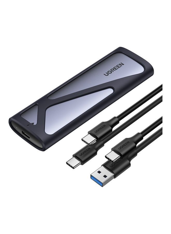 Ugreen - M.2 NVMe and SATA SSD Enclosure Reader Adapter 10Gbps USB C 3.2 Gen2 Thunderbolt 3 Tool-Free NVMe External Enclosure Supports M and B&M Keys and Size 2230 10.0 GB - Image 1