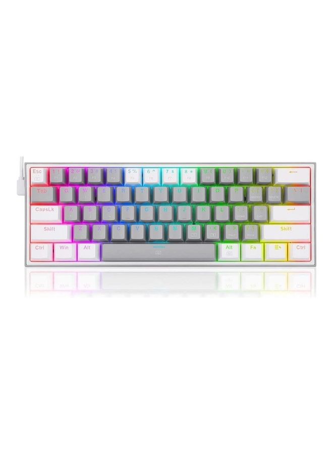 ريدراجون - لوحة مفاتيح سلكية K617 فيز بتصميم 60% وبإضاءة RGB للألعاب - Image 1