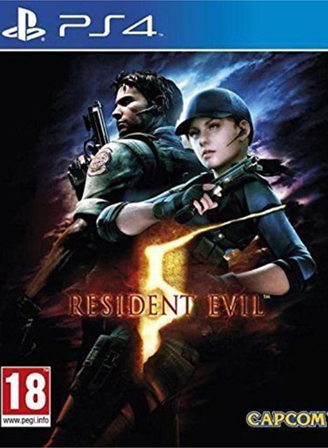 كابكوم - لعبة " Resident Evil 5" (إصدار عالمي) - الأكشن والتصويب - بلاي ستيشن 4 (PS4) - Image 1