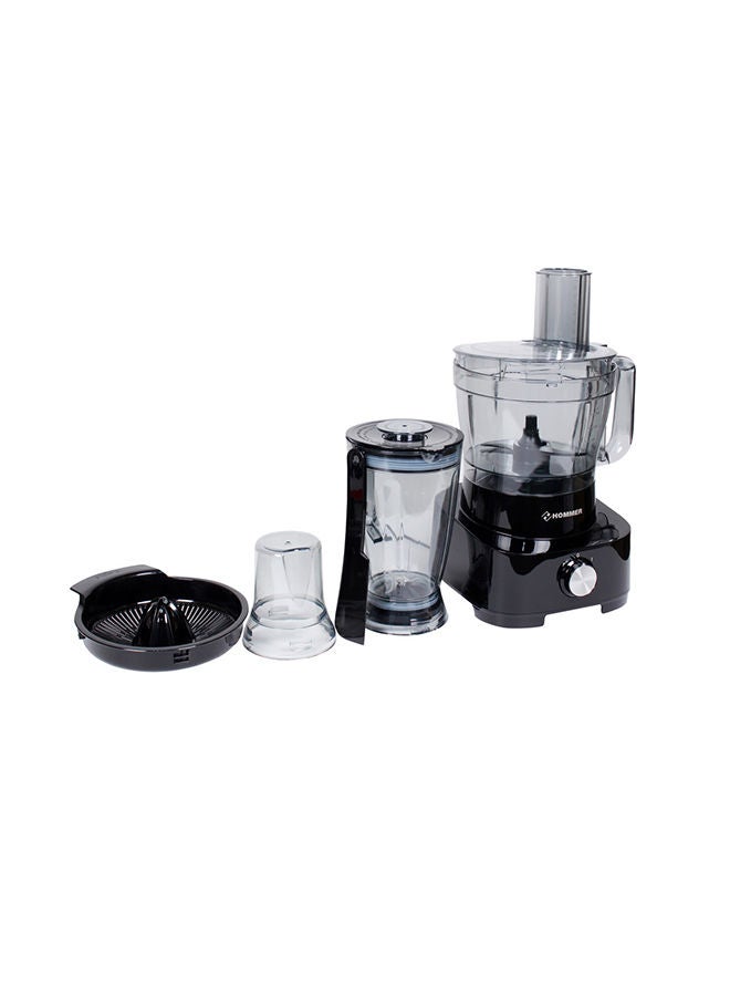 هومر - محضر طعام متعدد الوظائف 10 في 1 3.5 L 1000.0 W HSA239-02 شفاف/ أسود - Image 1