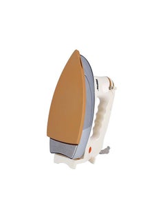 GEEPAS Adjustable Temperature Dry Iron | Non-Stick 60 Microns Teflon Coating | Adjustable Temperature, Pilot Indicator Lamp, Overheat Protection 1200.0 W GDI23012 Beige  - Image 4