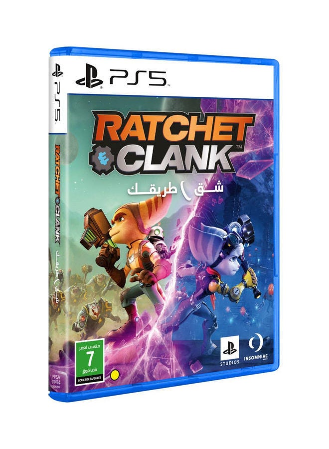 إنسومنياك جيمز لعبة الفيديو "Ratchet And Clank: Rift Apart" - إنجليزي/ عربي - (إصدار المملكة العربية السعودية) - مغامرة - بلايستيشن 5 (PS5)  - Image 1