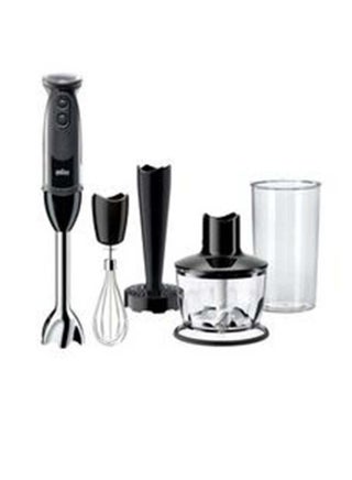 Multi Quick 5, 21 Speeds, 0.500L Chopper, 0.600L Beaker, Whisk, Masher, Splash Control, MQ5237BK Black - v1660138615/N50585427A_1