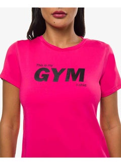 R&B Printed Comfortable T-Shirt Fuchsia  - Image 4