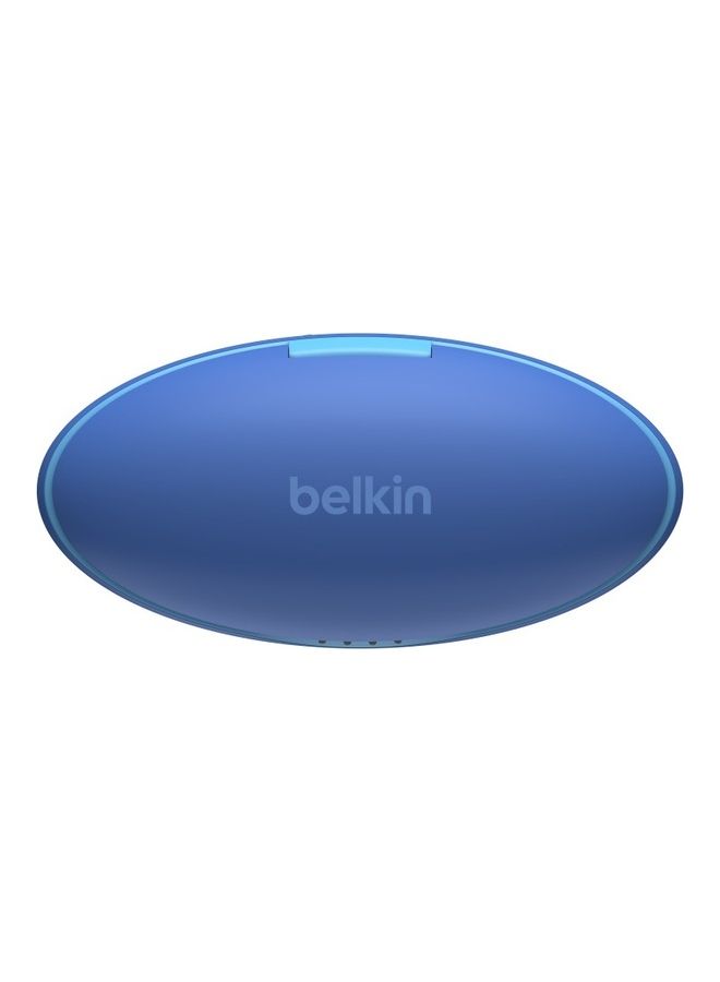 belkin - Soundform Nano True Wireless Earbuds For Kids Online Learning School Travel Compatible With Laptop MacBook Iphone Ipad Galaxy Tablet Blue - Image 1