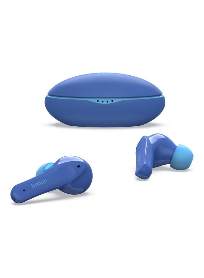 belkin - Soundform Nano True Wireless Earbuds For Kids Online Learning School Travel Compatible With Laptop MacBook Iphone Ipad Galaxy Tablet Blue - Image 1