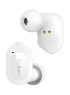 belkin Soundform Play True Wireless Earbuds With 3 EQ Presets IPX5 Sweat Water Resistant 38 Hours Play Time For iPhone Galaxy Pixel And More White  - Image 2