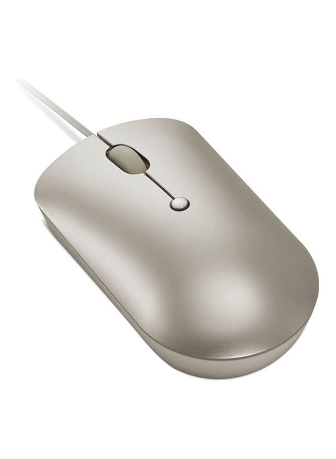 Lenovo 540 USBC Wired Compact Mouse Sand  - Image 3