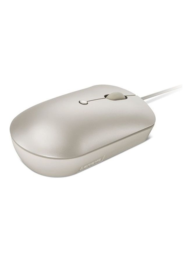 Lenovo 540 USBC Wired Compact Mouse Sand  - Image 4