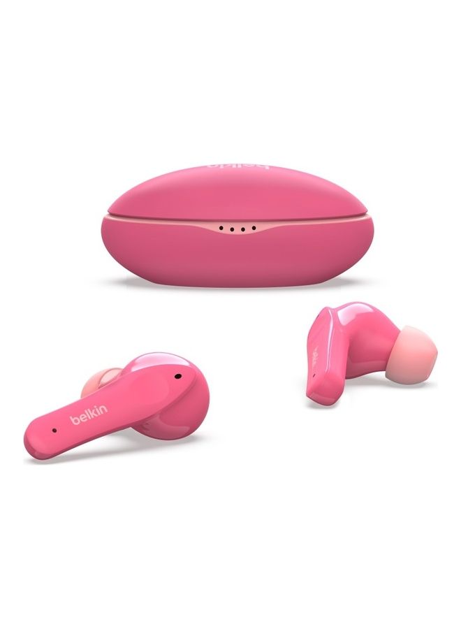 belkin Soundform Nano True Wireless Earbuds For Kids Online Learning School Travel Compatible With Laptop MacBook Iphone Ipad Galaxy Tablet Pink  - Image 1