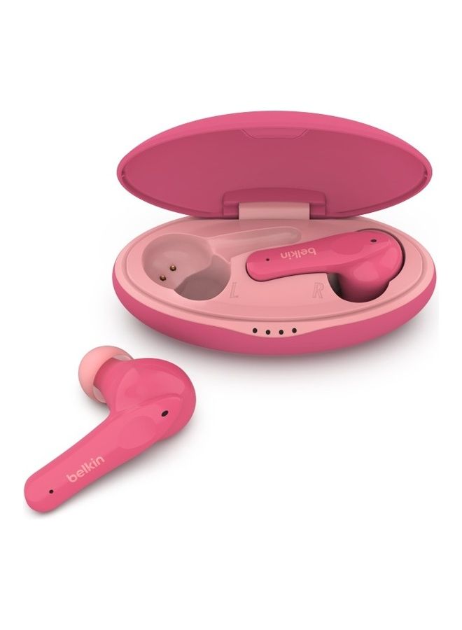belkin Soundform Nano True Wireless Earbuds For Kids Online Learning School Travel Compatible With Laptop MacBook Iphone Ipad Galaxy Tablet Pink  - Image 4